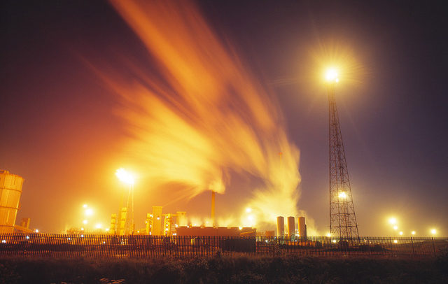 Corus blast furnace shot by Chris Rout