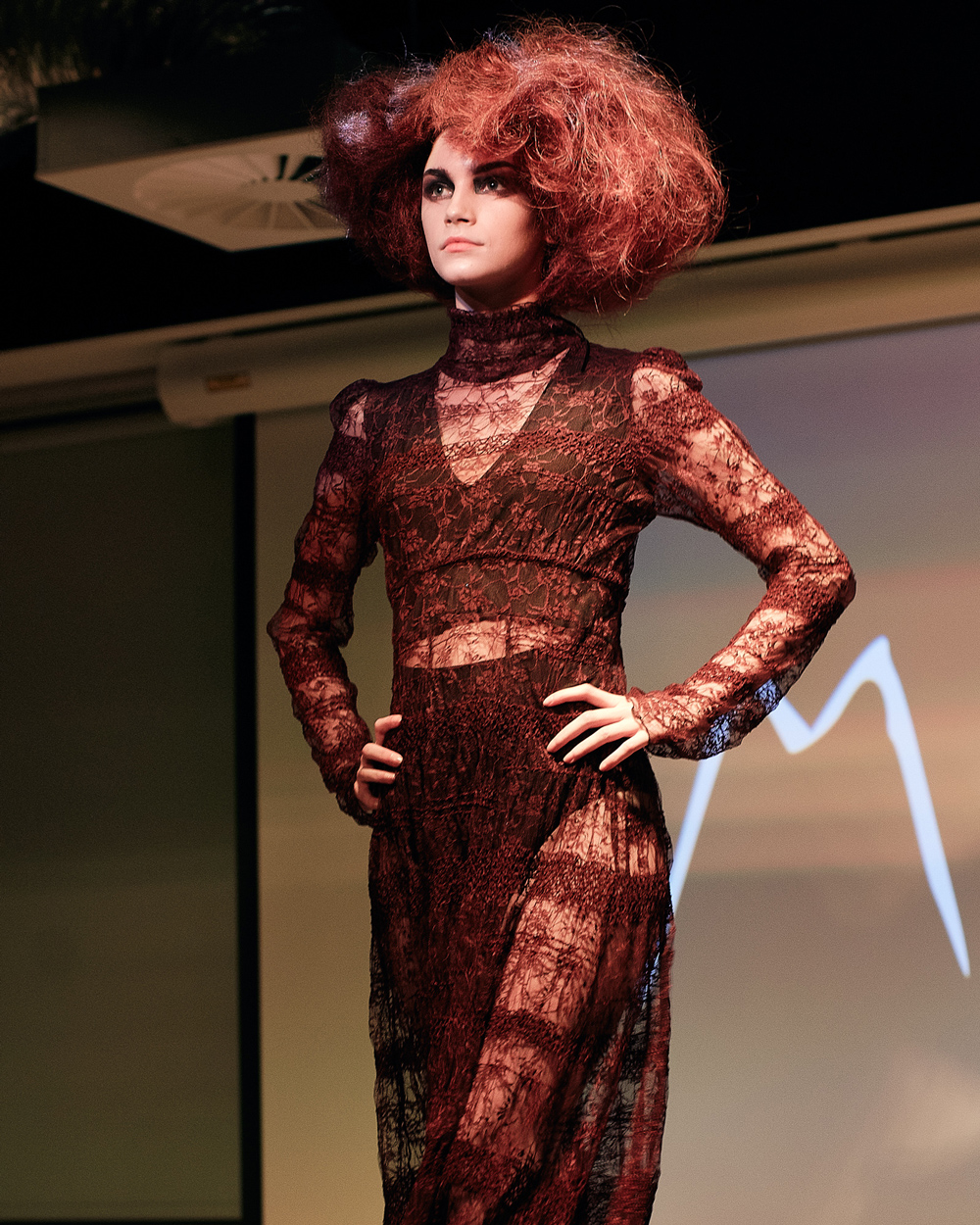 Contemporary Salons model on stage