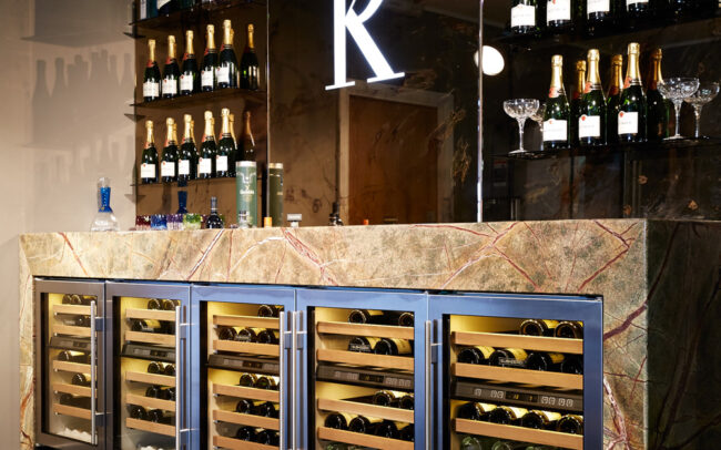 Champagne bar photo by Chris Rout