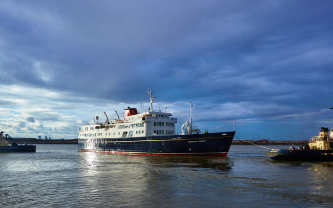 Hebridean Princess ship at sea